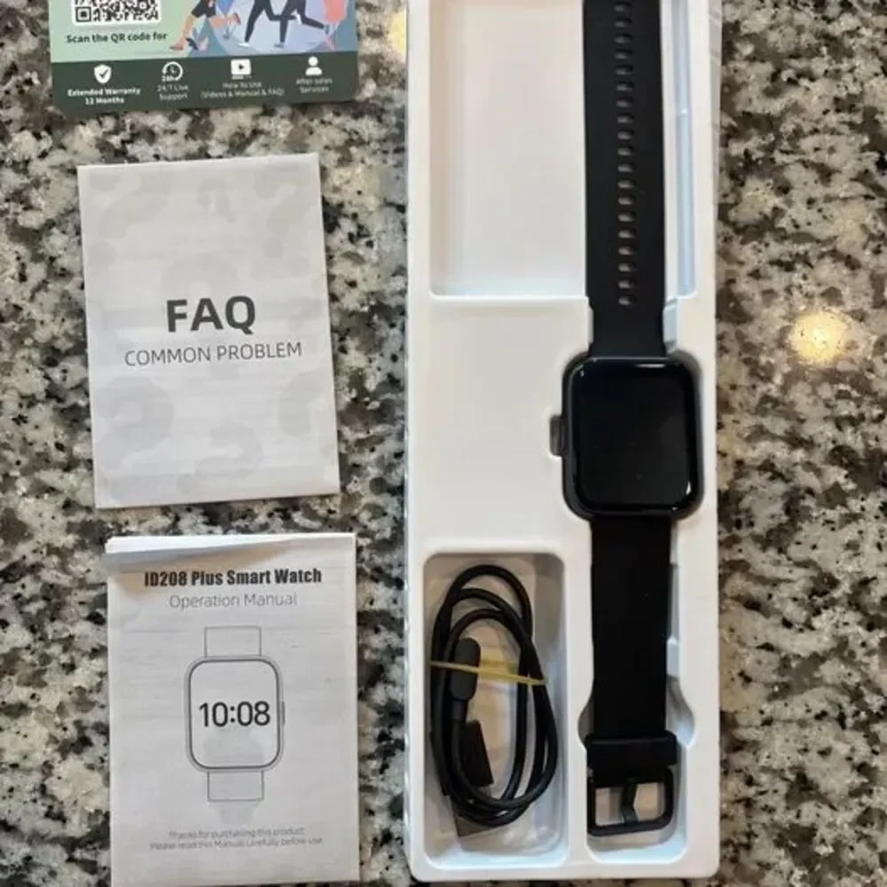 Tensky Smart Watch Answer/Make Calls Alexa Built-in Fitness Tracker iOS Android